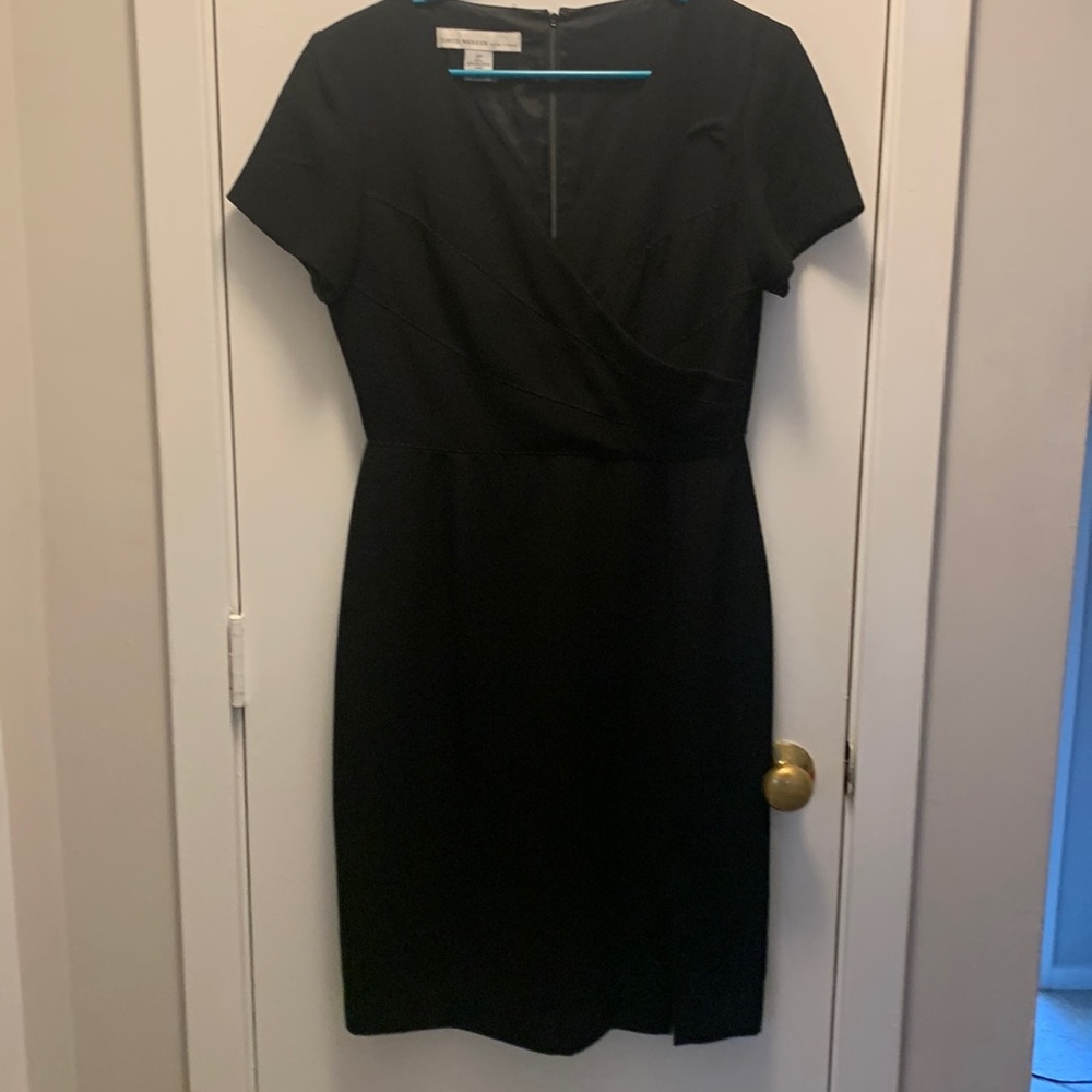 Designer black dress